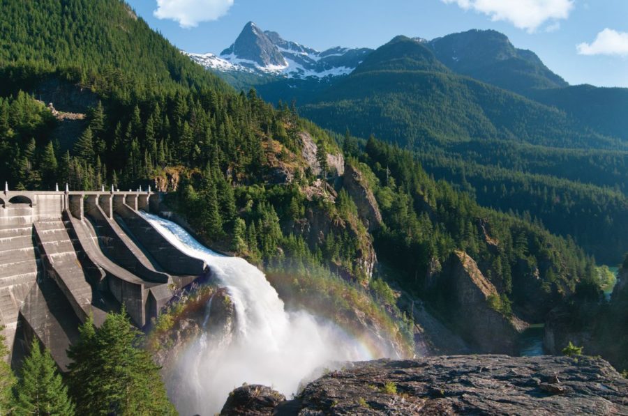 Daiblo Dam Flowing